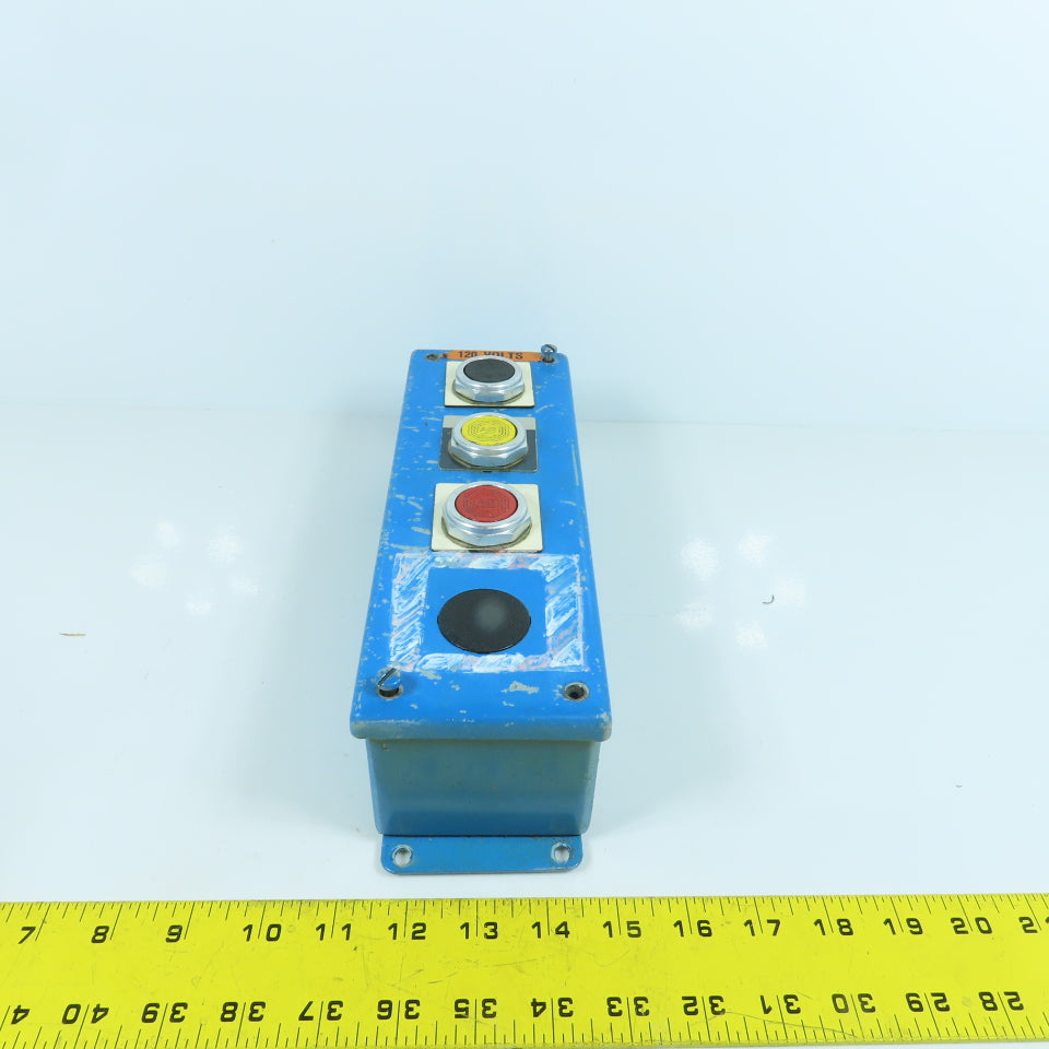 800T-A 3-Button Operator Control Station Momentary Contact Switches 600V
