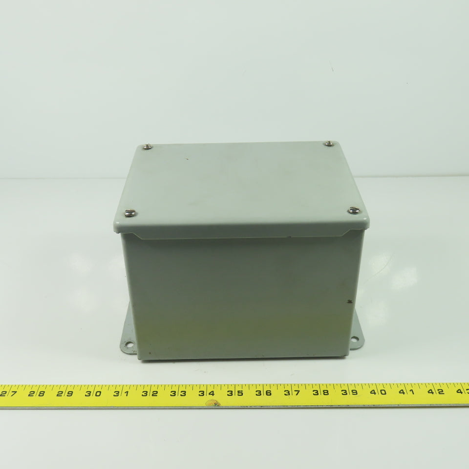 Hoffman A8066SC 8"x6"x8" Electrical Enclosure Box W/Backplate