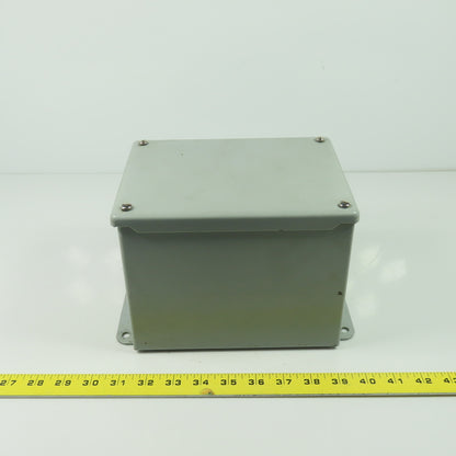 Hoffman A8066SC 8"x6"x8" Electrical Enclosure Box W/Backplate