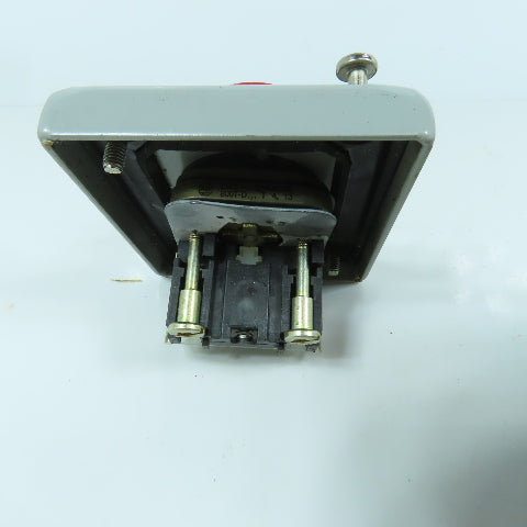 Allen Bradley 800T-D 600V Mushroom Head Emergency Stop Button W/ Enclosure
