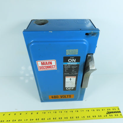 Siemens NF352 I-T-E 60A Heavy Duty Non-Fusible Disconnect Switch 600V AC Type 1