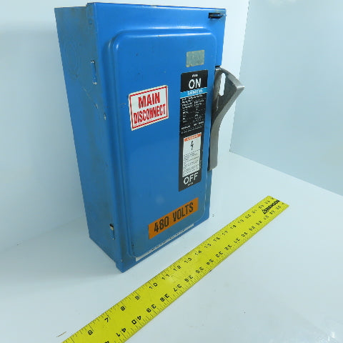Siemens NF352 I-T-E 60A Heavy Duty Non-Fusible Disconnect Switch 600V AC Type 1