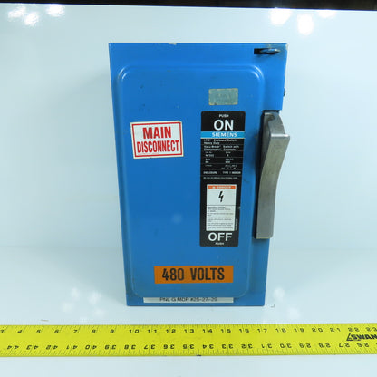 Siemens NF352 I-T-E 60A Heavy Duty Non-Fusible Disconnect Switch 600V AC Type 1