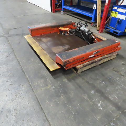 Presto XZ50-40 48" x 50" 4000LB Floor Height Scissor Lift Table 115V 1PH 3-33" H