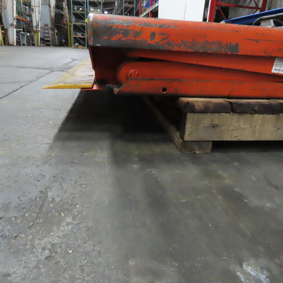 Presto XZ50-40 48" x 50" 4000LB Floor Height Scissor Lift Table 115V 1PH 3-33" H