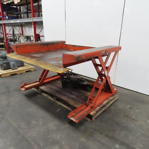 Presto XZ50-40 48" x 50" 4000LB Floor Height Scissor Lift Table 115V 1PH 3-33" H