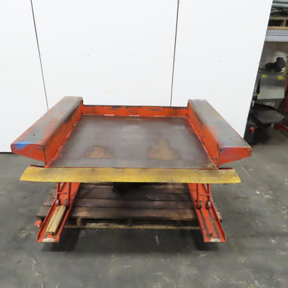 Presto XZ50-40 48" x 50" 4000LB Floor Height Scissor Lift Table 115V 1PH 3-33" H