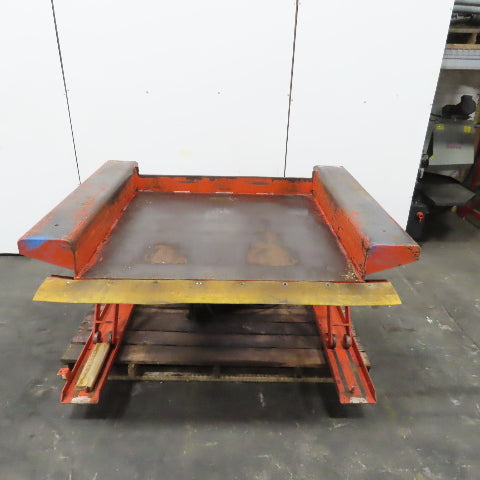 Presto XZ50-40 48" x 50" 4000LB Floor Height Scissor Lift Table 115V 1PH 3-33" H