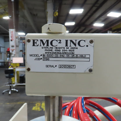 EMC2 M-5000-CS-842-55-UR-B Air Powered 55 Gallon Drum Unloader (Needs Controls)