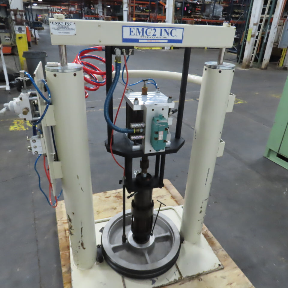 EMC2 M-5000-CS-842-55-UR-B Air Powered 55 Gallon Drum Unloader (Needs Controls)