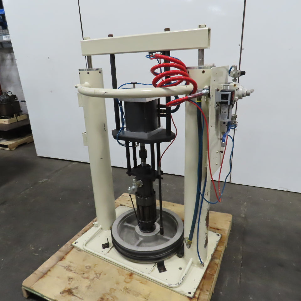 EMC2 M-5000-CS-842-55-UR-B Air Powered 55 Gallon Drum Unloader (Needs Controls)