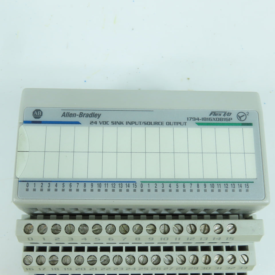 Allen Bradley 1794-IB16XOB16P Ser A Flex I/O Sink Source I/O Module W/ 1794-TB32