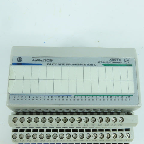 Allen Bradley 1794-IB16XOB16P Ser A Flex I/O Sink Source I/O Module W/ 1794-TB32