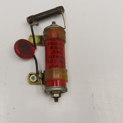 Plastic Capacitors Inc. 0F20-254 .25MFD 2000 VDCW Capacitor