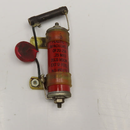 Plastic Capacitors Inc. 0F20-254 .25MFD 2000 VDCW Capacitor
