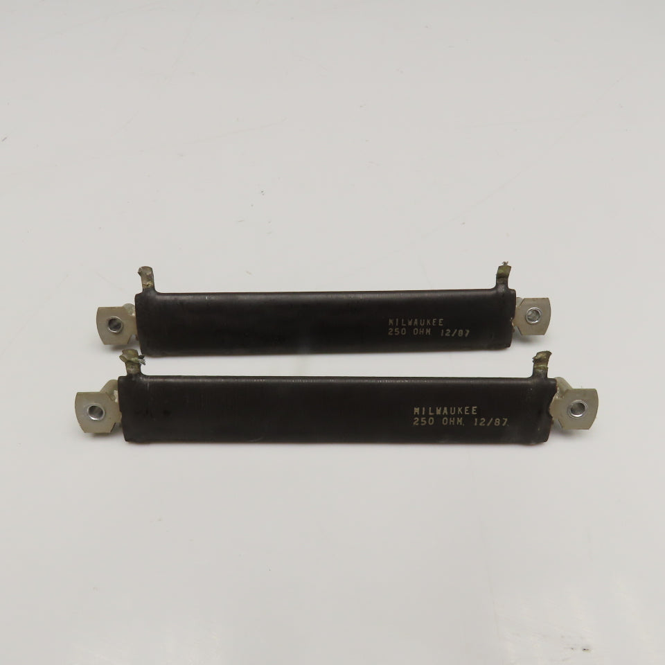 Milwaukee 250 Ohm Wire Wound Resistor Lot Of 2