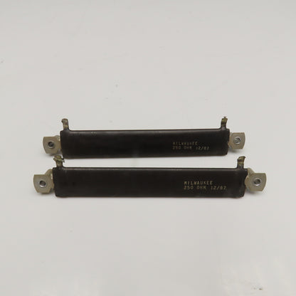 Milwaukee 250 Ohm Wire Wound Resistor Lot Of 2