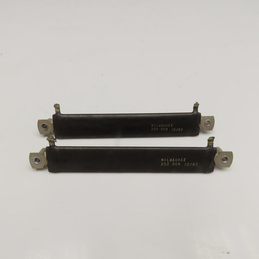 Milwaukee 250 Ohm Wire Wound Resistor Lot Of 2