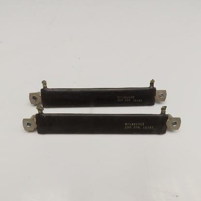 Milwaukee 250 Ohm Wire Wound Resistor Lot Of 2