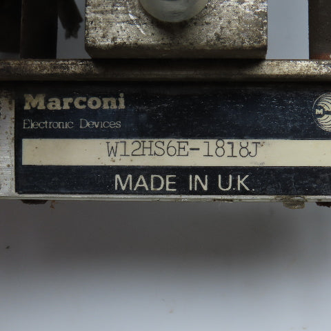 Marconi W12HS6E-1818J Water Cooled Resistance Welder Rectifier Module
