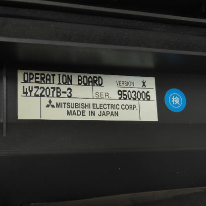 Mitsubishi 4YZ207B-3 Operator Control Panel Board