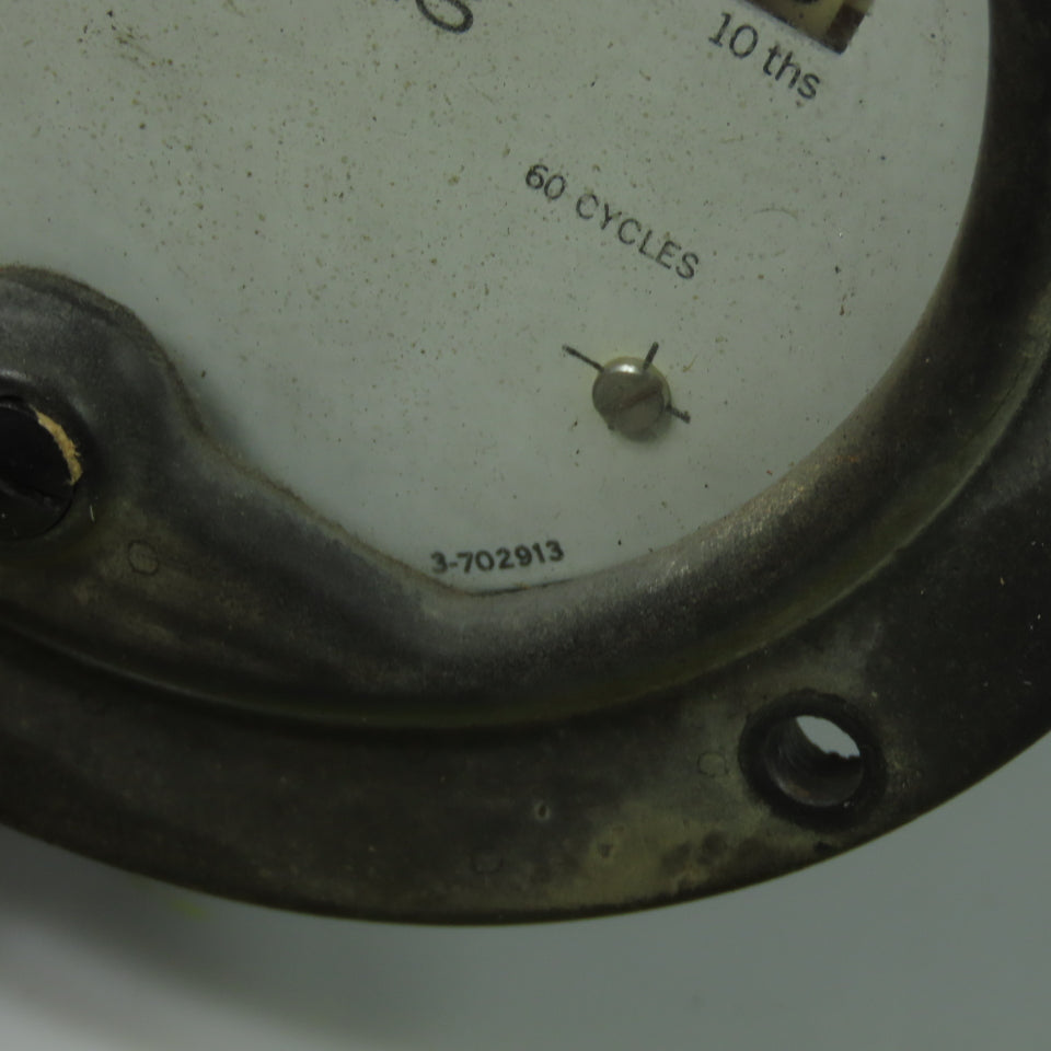Simpson 3-702913 115V Hour Meter 60 Cycles