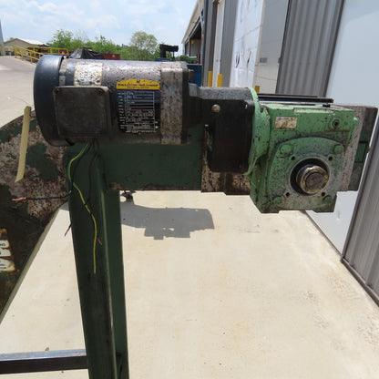 Transcon 6'' x 125'' Incline Chip Conveyor 12FPM 460V 3Ph 53" Discharge Height