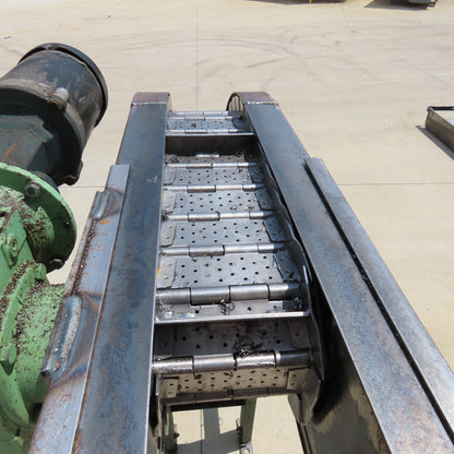Transcon 6'' x 125'' Incline Chip Conveyor 12FPM 460V 3Ph 53" Discharge Height
