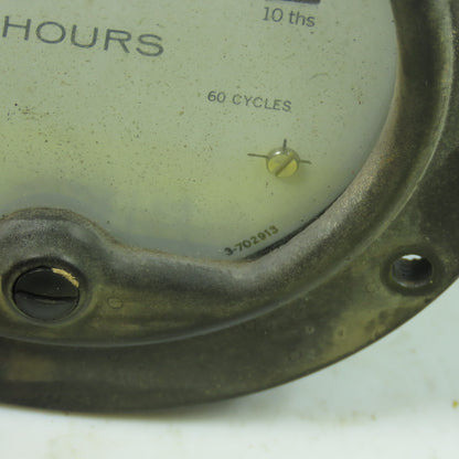 Simpson 3-702913 115V Hour Meter 60 Cycles
