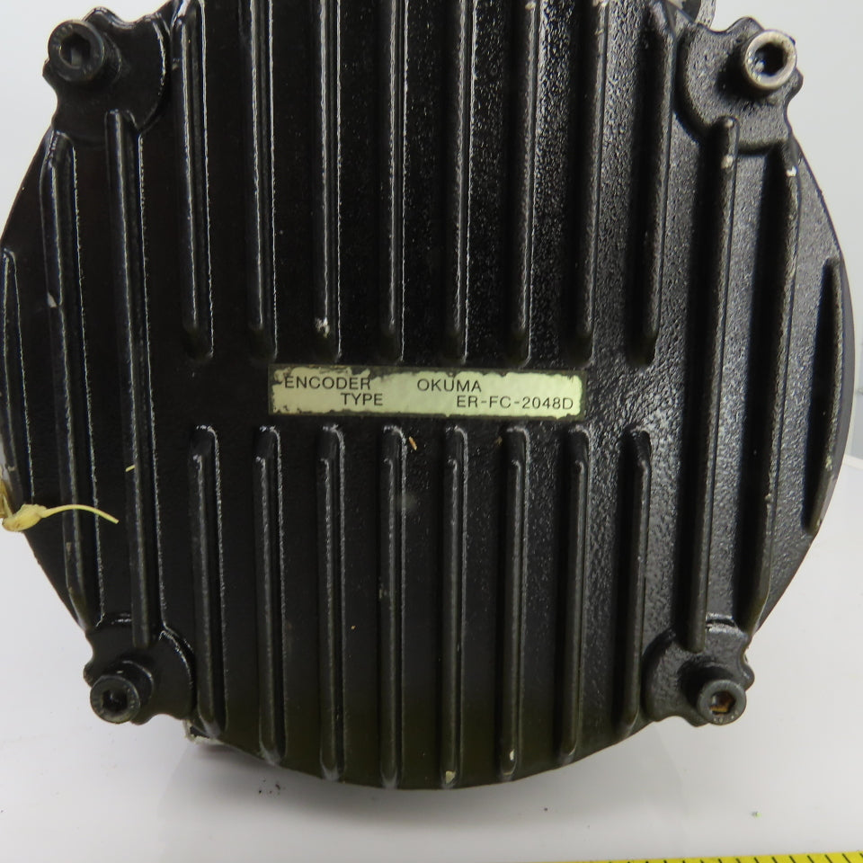 Okuma BL-MS140E-30TN-A 4.3kW Servo Motor 160V 3000RPM W/ Encoder ER-FC-2048D