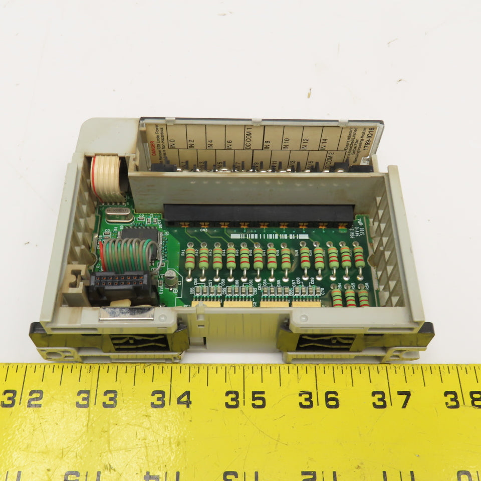 Allen Bradley 1769-IQ16 Ser A Rev 1 F/W Rev. 1.1 DC Input Module 16PT