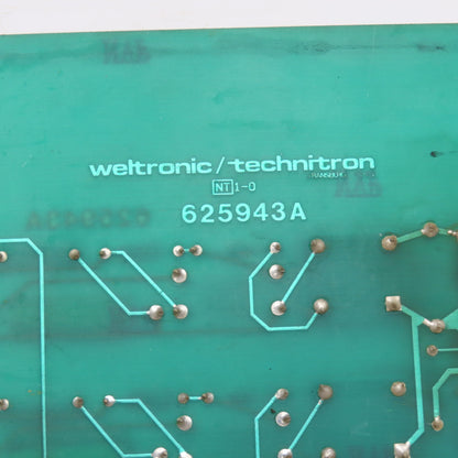 Weltronic Technitron 625943A Circuit Board From Resistance Welding Cell