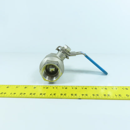 RuB 1000 WOG 1-1/2" NPT Female 316 Stainless Steel Ball Valve