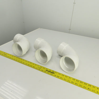 Nibco 4" PVC PVC-1 90° Degree Elbow Lot Of 3