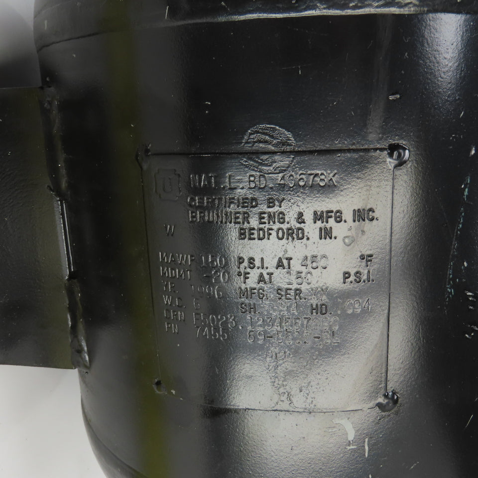 Unist 6 Gallon (22 Liter) ASME Rated Pressure Tank 150PSI W/ Regulator