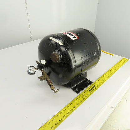 Unist 6 Gallon (22 Liter) ASME Rated Pressure Tank 150PSI W/ Regulator