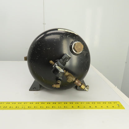 Unist 6 Gallon (22 Liter) ASME Rated Pressure Tank 150PSI W/ Regulator