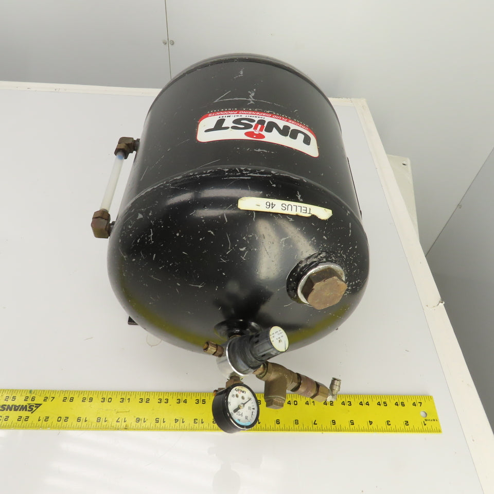 Unist 6 Gallon (22 Liter) ASME Rated Pressure Tank 150PSI W/ Regulator