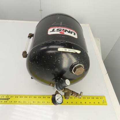 Unist 6 Gallon (22 Liter) ASME Rated Pressure Tank 150PSI W/ Regulator