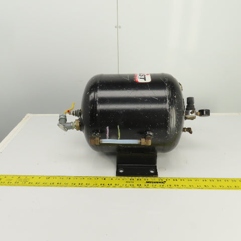 Unist 6 Gallon (22 Liter) ASME Rated Pressure Tank 150PSI W/ Regulator