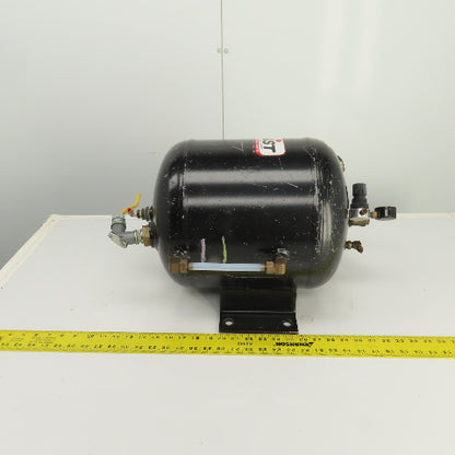 Unist 6 Gallon (22 Liter) ASME Rated Pressure Tank 150PSI W/ Regulator