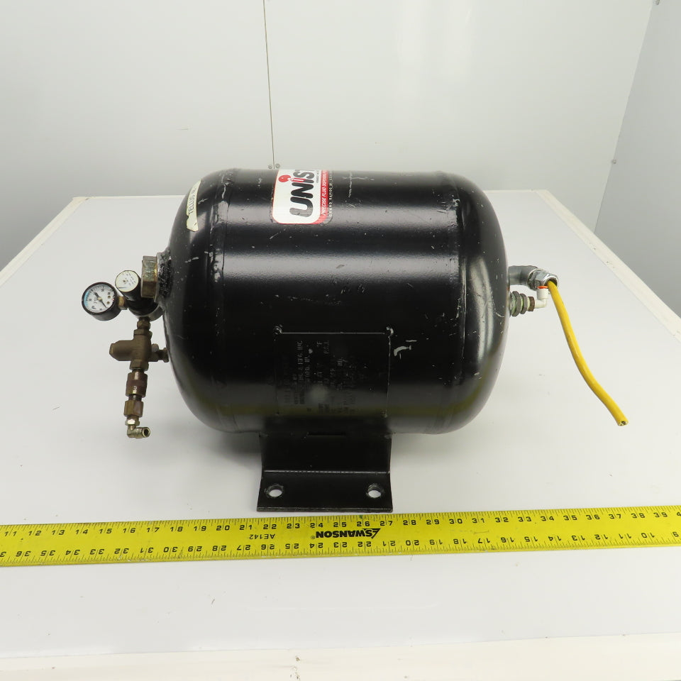 Unist 6 Gallon (22 Liter) ASME Rated Pressure Tank 150PSI W/ Regulator