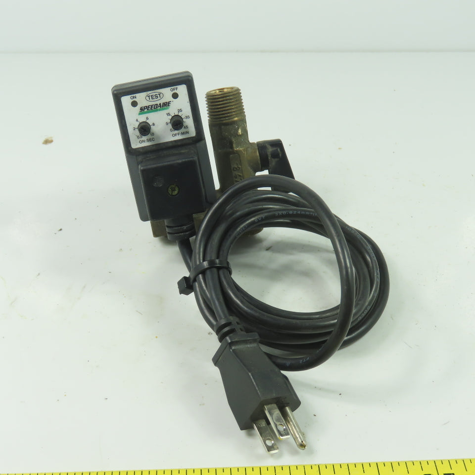 Alpha-Pure XDV-250-115V Timer Controlled Elec. Drain Valve 115V 1/2"In 1/4" Out