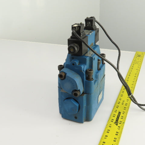 Rexroth Z 2 S 22-1-51/V H-4WEH22HD74/0F Hydraulic Valve W/ 4WE6D61/0FEW110N