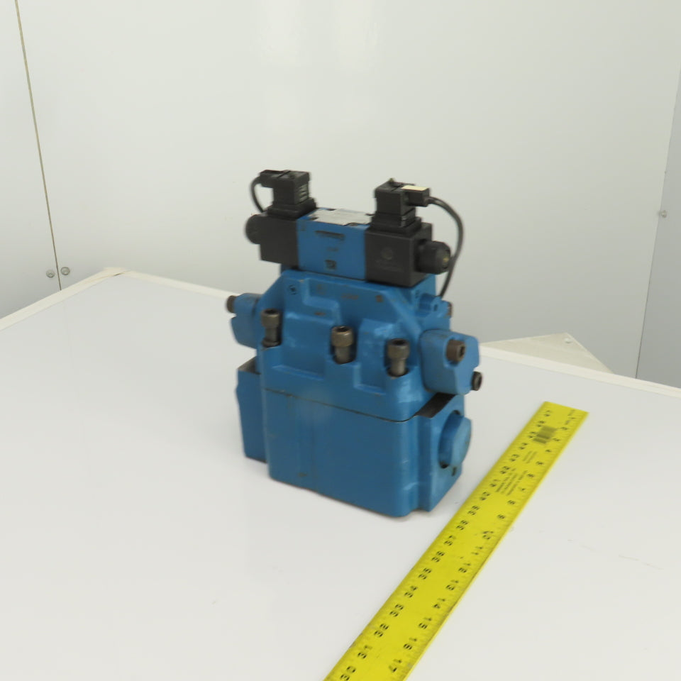 Rexroth Z 2 S 22-1-51/V H-4WEH22HD74/0F Hydraulic Valve W/ 4WE6D61/0FEW110N