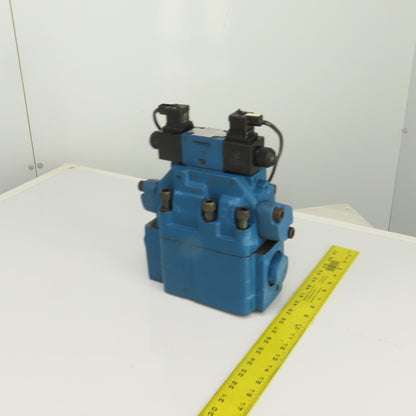 Rexroth Z 2 S 22-1-51/V H-4WEH22HD74/0F Hydraulic Valve W/ 4WE6D61/0FEW110N