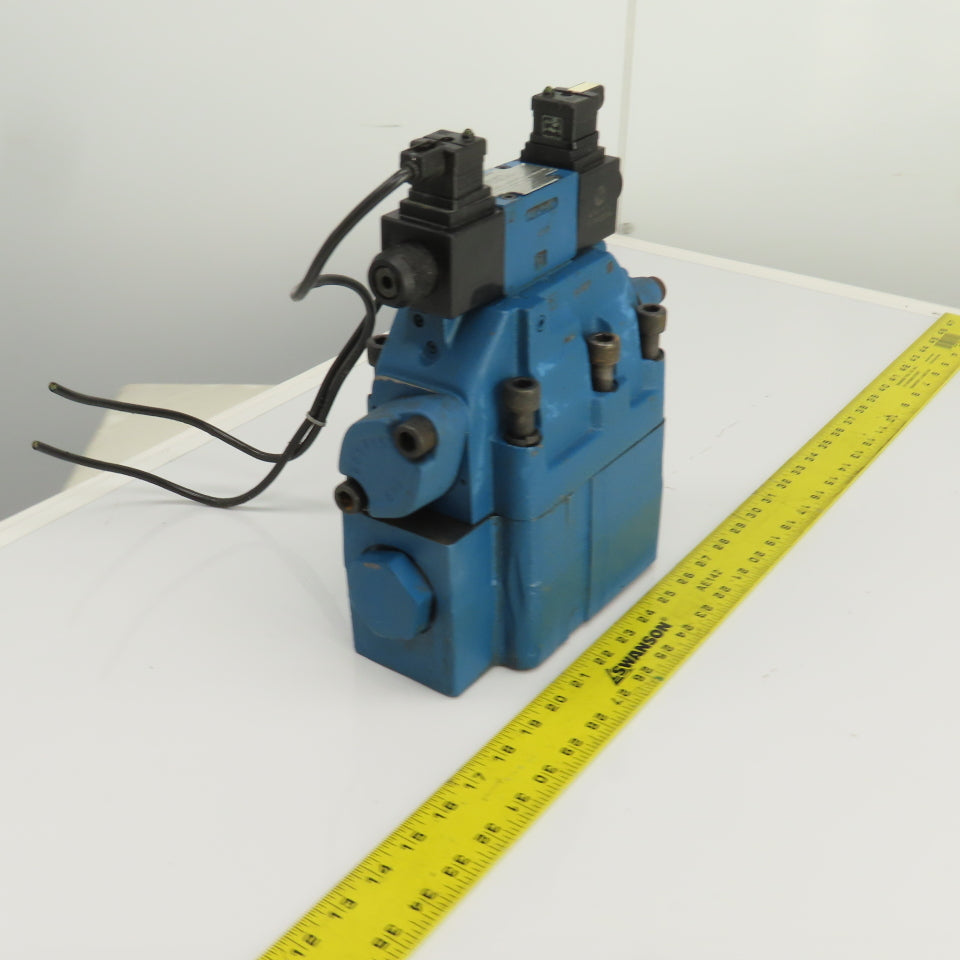 Rexroth Z 2 S 22-1-51/V H-4WEH22HD74/0F Hydraulic Valve W/ 4WE6D61/0FEW110N