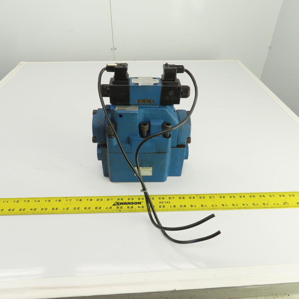 Rexroth Z 2 S 22-1-51/V H-4WEH22HD74/0F Hydraulic Valve W/ 4WE6D61/0FEW110N
