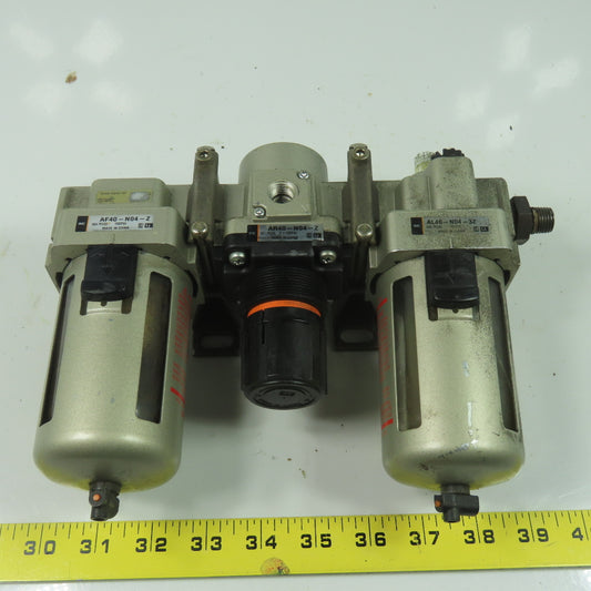 SMC AC40-NO4G-3Z Air Pressure Filter Regulator Lubricator