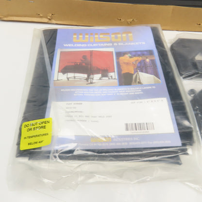 Wilson Industries R1066-60 Stru-D-Screen 6' x 6' Green Welding Curtain Frame Kit